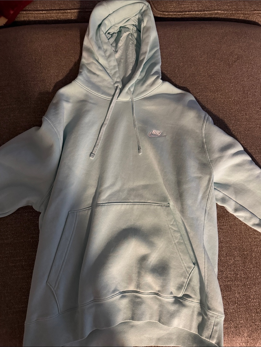 Men’s nike light blue teal hoodie
